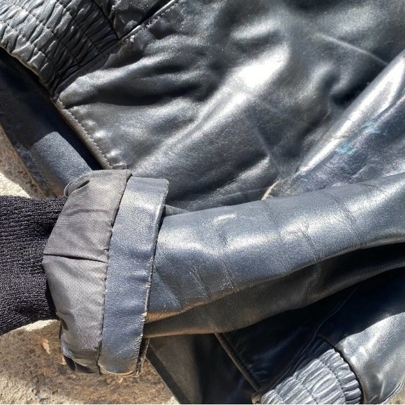 Chicago police leather jacket in size L - Picture 6 of 8